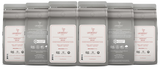 Hazelnut Decaf - Lifeboost Coffee