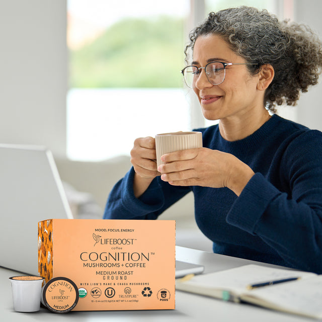 Cognition Mushroom Pods - Lifeboost Coffee