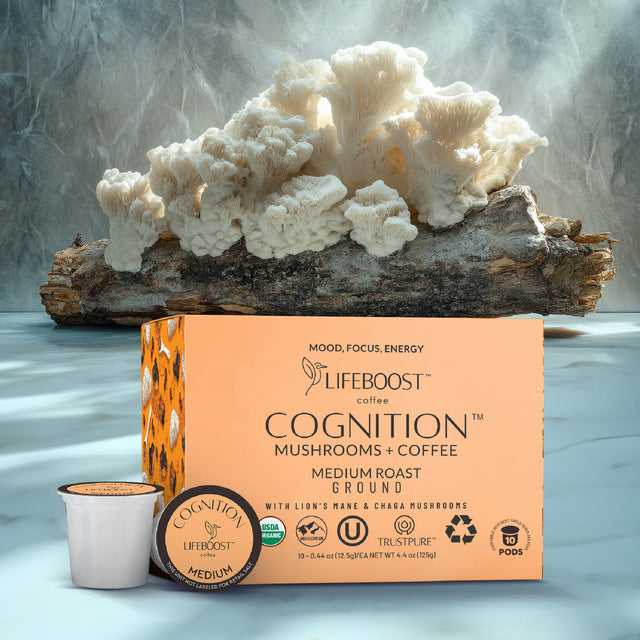 Cognition Mushroom Pods - Lifeboost Coffee