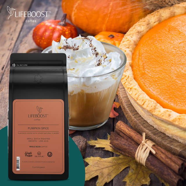 Pumpkin Spice - Lifeboost Coffee
