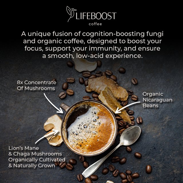 Cognition Mushroom Pods - Lifeboost Coffee