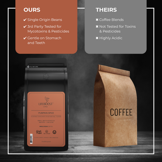 Pumpkin Spice - Lifeboost Coffee