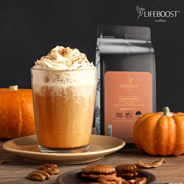 Pumpkin Spice - Lifeboost Coffee