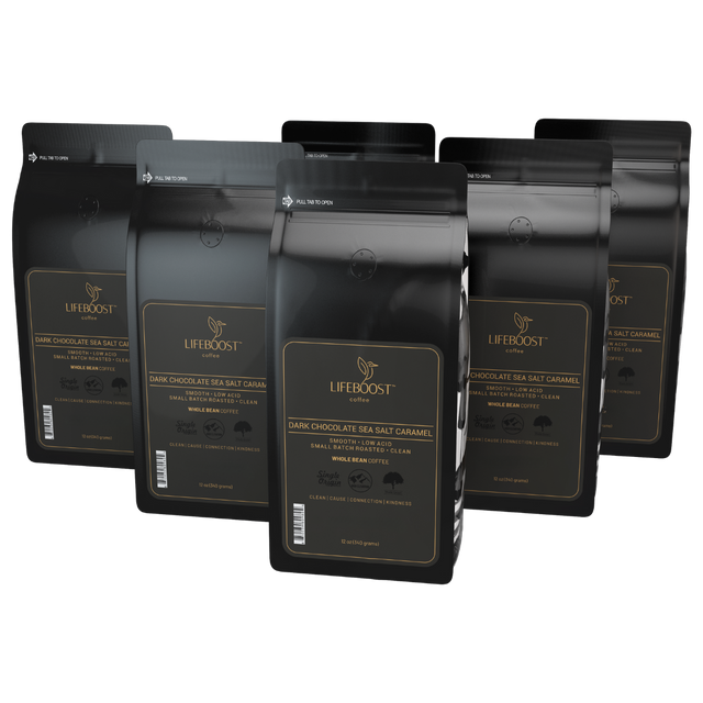Dark Chocolate Sea Salt Caramel - Lifeboost Coffee