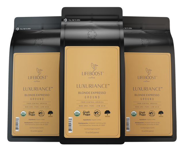 Sustainably Sourced Organic Blonde Espresso Roast