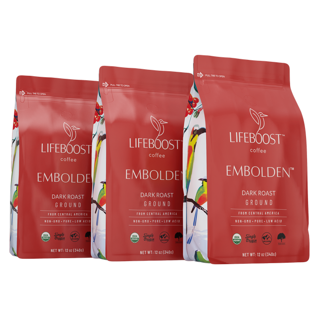 Sustainably Sourced Organic Embolden Dark Roast