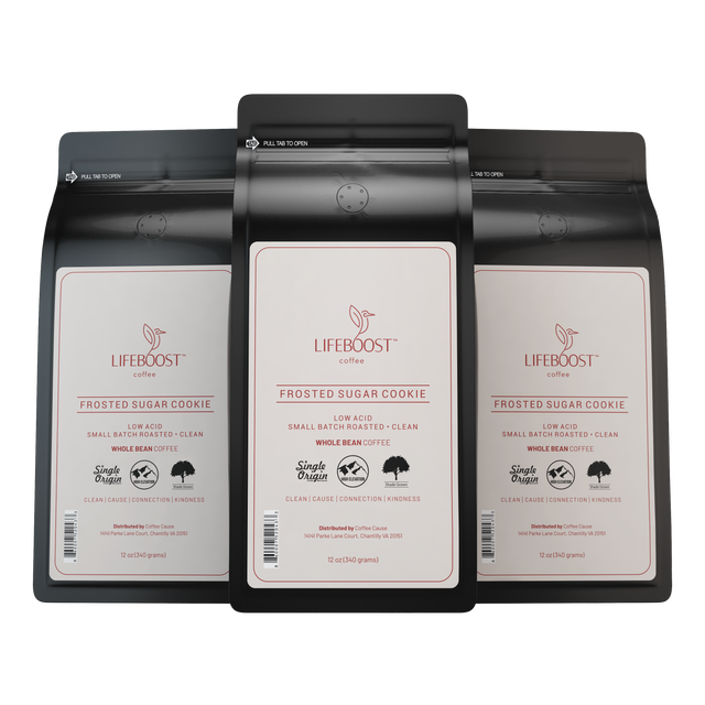 Healthy Low Acid Frosted Sugar Cookie Coffee