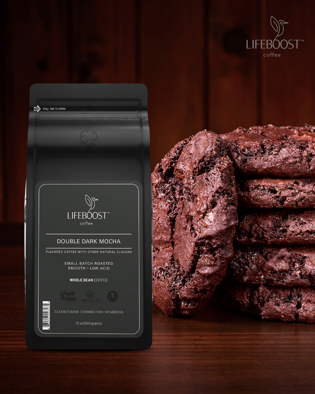 Double Dark Mocha - Lifeboost Coffee
