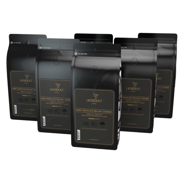 Dark Chocolate Sea Salt Caramel - Lifeboost Coffee