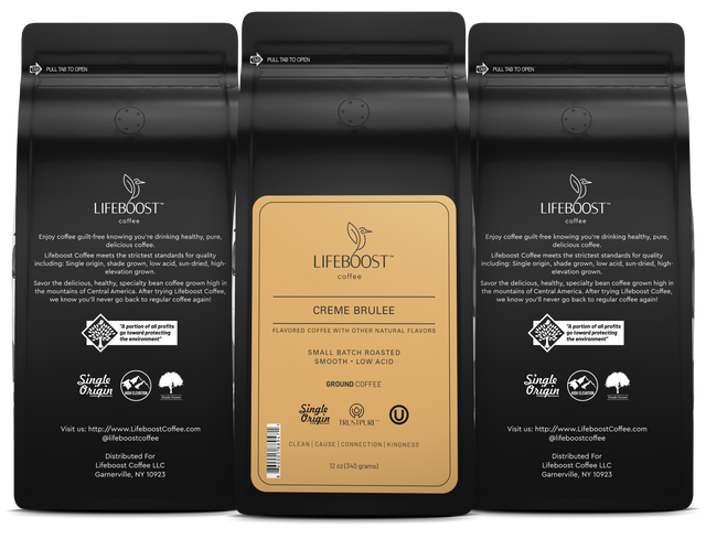 Crème Brulee - Lifeboost Coffee