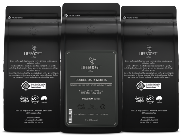 Double Dark Mocha - Lifeboost Coffee