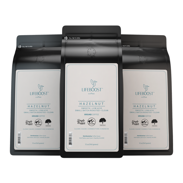 Low Acid Lifeboost Hazelnut Coffee