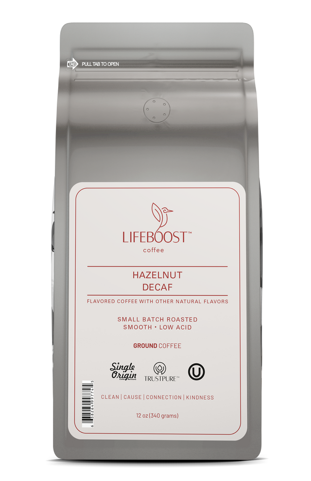 Hazelnut Decaf - Lifeboost Coffee