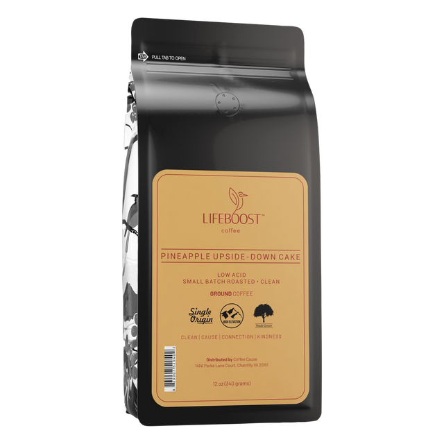 Smooth & Healthy Pineapple Upside-Down Cake Flavored Coffee