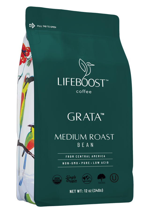 Grata Medium Roast - Lifeboost Coffee