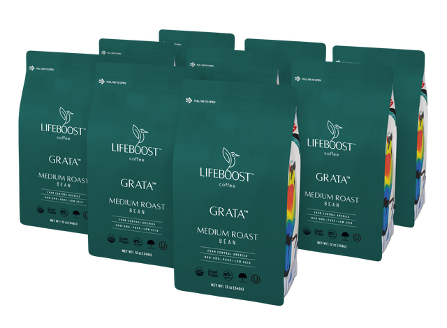 Grata Medium Roast - Lifeboost Coffee