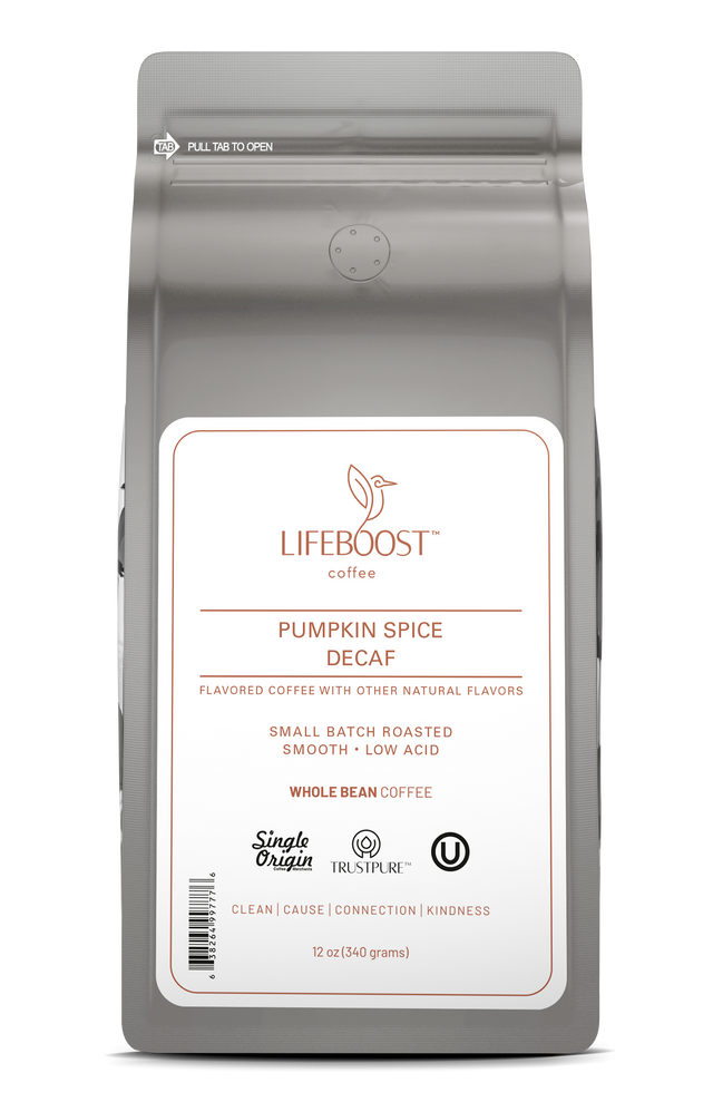 Pumpkin Spice Decaf - Lifeboost Coffee