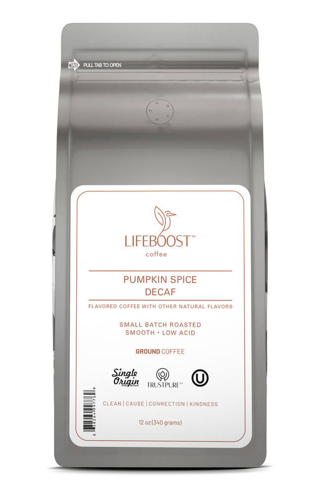 Pumpkin Spice Decaf - Lifeboost Coffee