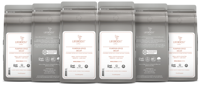 Pumpkin Spice Decaf - Lifeboost Coffee
