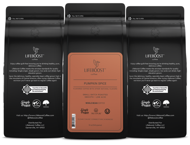 Pumpkin Spice - Lifeboost Coffee