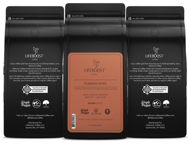 Pumpkin Spice - Lifeboost Coffee