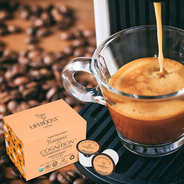 Cognition Mushroom Pods - Lifeboost Coffee