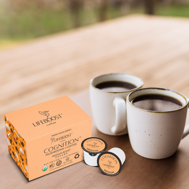 Cognition Mushroom Pods - Lifeboost Coffee