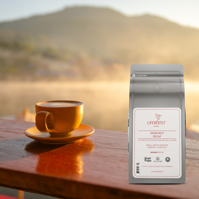 Hazelnut Decaf - Lifeboost Coffee