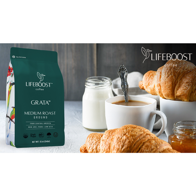 Grata Medium Roast - Lifeboost Coffee